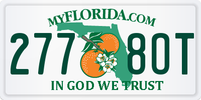 FL license plate 2778OT