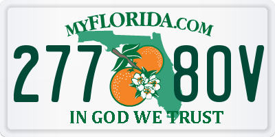 FL license plate 2778OV