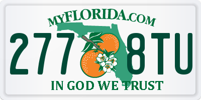FL license plate 2778TU