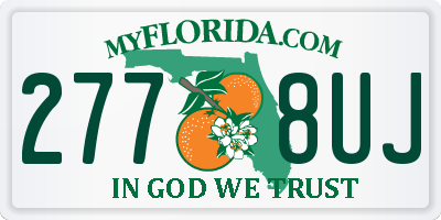 FL license plate 2778UJ