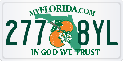 FL license plate 2778YL