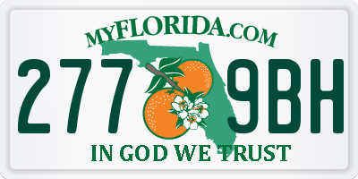 FL license plate 2779BH
