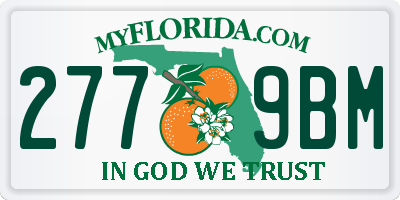 FL license plate 2779BM