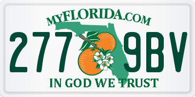 FL license plate 2779BV