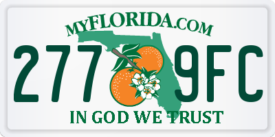 FL license plate 2779FC