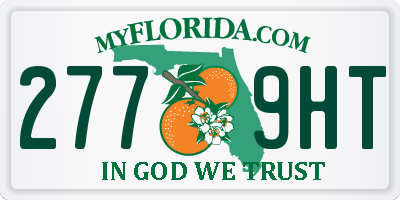 FL license plate 2779HT