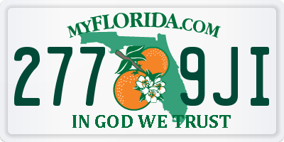 FL license plate 2779JI