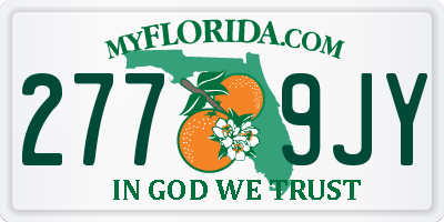 FL license plate 2779JY