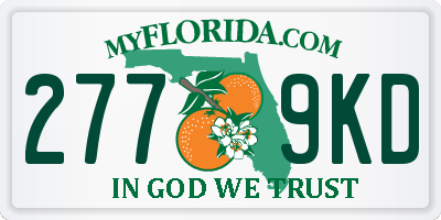 FL license plate 2779KD