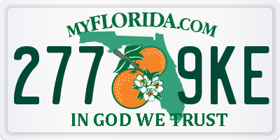 FL license plate 2779KE