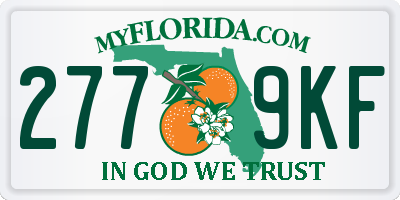 FL license plate 2779KF
