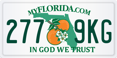 FL license plate 2779KG