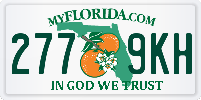 FL license plate 2779KH