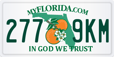 FL license plate 2779KM