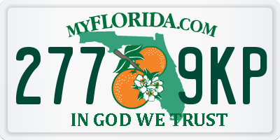 FL license plate 2779KP