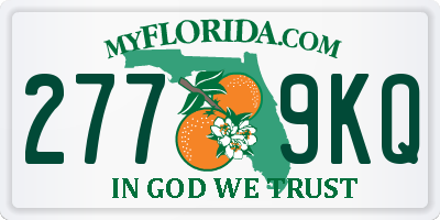 FL license plate 2779KQ