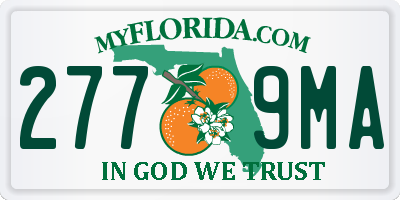 FL license plate 2779MA