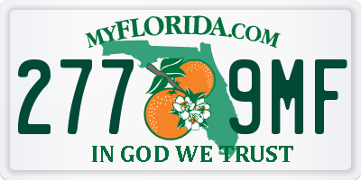 FL license plate 2779MF
