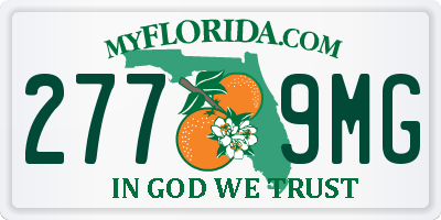 FL license plate 2779MG
