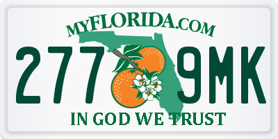 FL license plate 2779MK