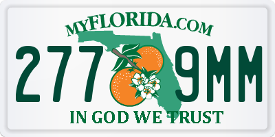 FL license plate 2779MM