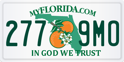 FL license plate 2779MO