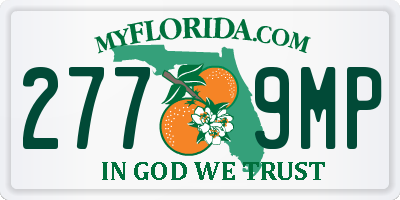 FL license plate 2779MP