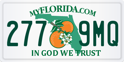FL license plate 2779MQ