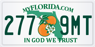 FL license plate 2779MT