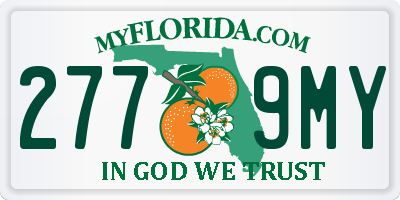 FL license plate 2779MY
