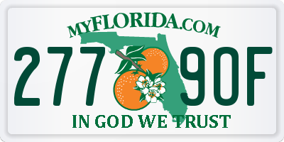 FL license plate 2779OF