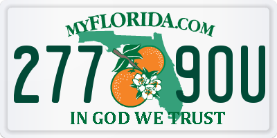 FL license plate 2779OU