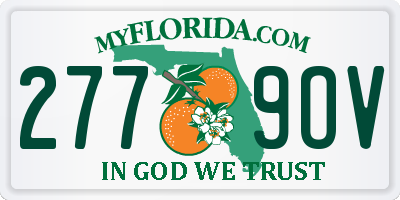 FL license plate 2779OV
