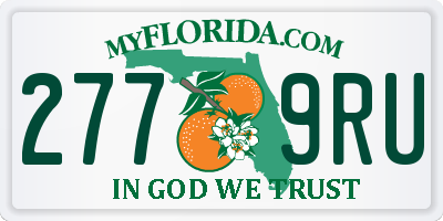 FL license plate 2779RU