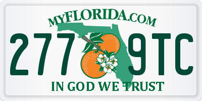 FL license plate 2779TC