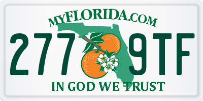 FL license plate 2779TF