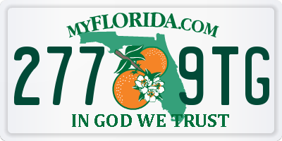FL license plate 2779TG