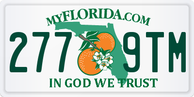 FL license plate 2779TM