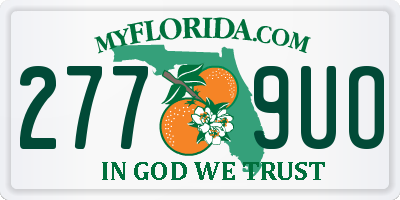 FL license plate 2779UO