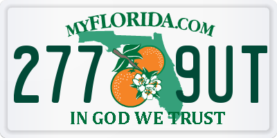 FL license plate 2779UT