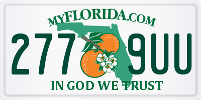 FL license plate 2779UU