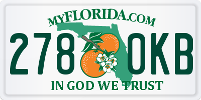 FL license plate 2780KB
