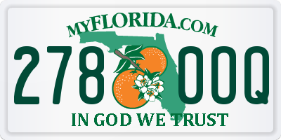 FL license plate 2780OQ