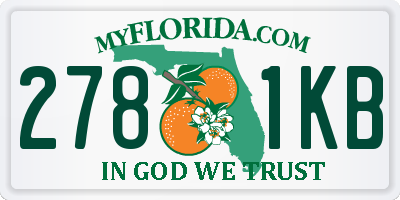 FL license plate 2781KB