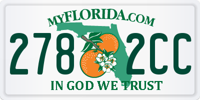 FL license plate 2782CC