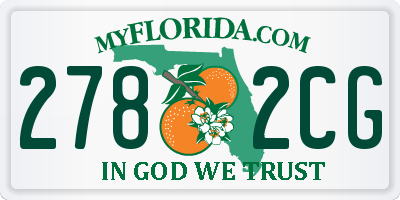 FL license plate 2782CG