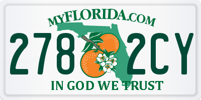 FL license plate 2782CY