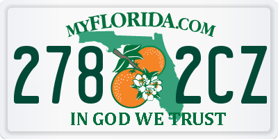 FL license plate 2782CZ