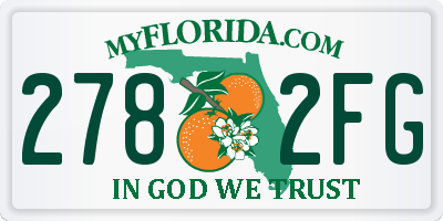 FL license plate 2782FG