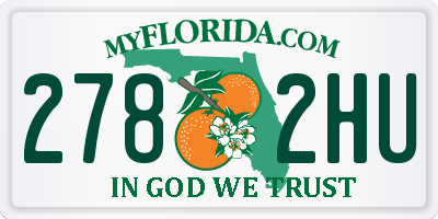 FL license plate 2782HU